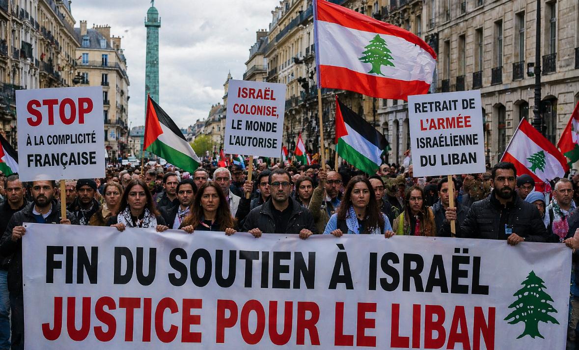 Paris : mobilisation pour le Liban et critiques contre Israël