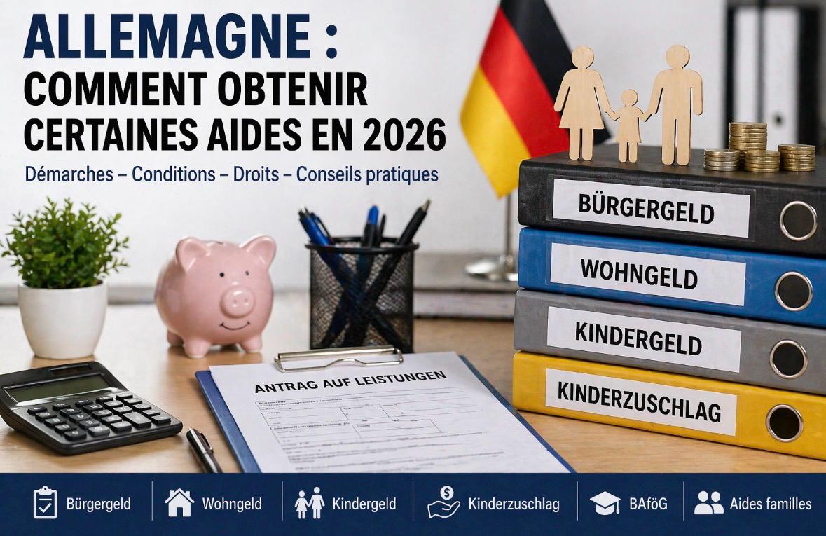 Allemagne : comment obtenir certaines aides sociales en 2026, démarches, conditions et conseils pratiques