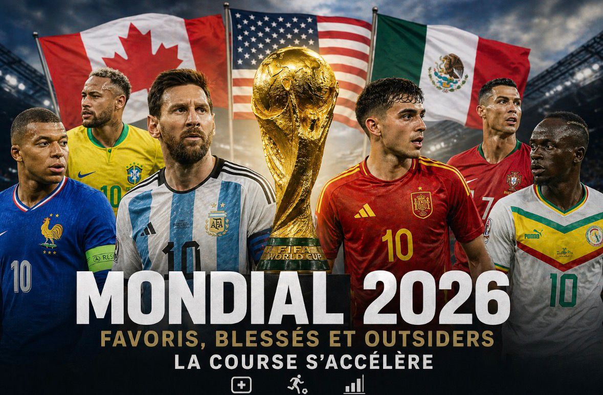 Mondial 2026 : favoris, blessés et outsiders, la planète football entre dans la zone rouge
