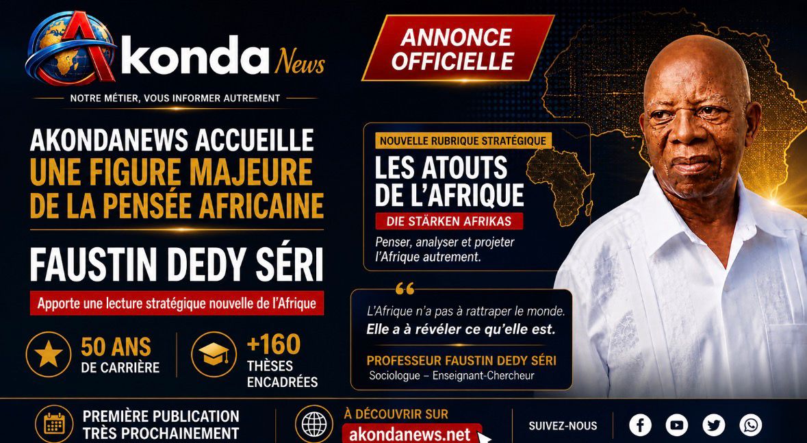 Akondanews accueille une figure majeure de la pensée africaine