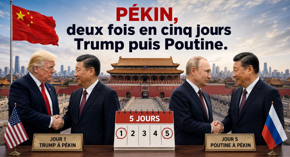 Pékin, deux fois en cinq jours : ce que la valse Trump-Poutine dit du monde qui vient
