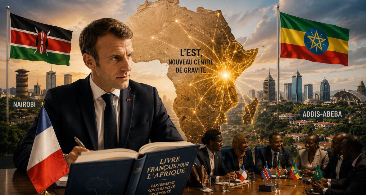 NAIROBI, ADDIS-ABEBA : MACRON REDESSINE LE LIVRE FRANÇAIS POUR L'AFRIQUE, AVEC L'EST POUR NOUVEAU CENTRE DE GRAVITÉ