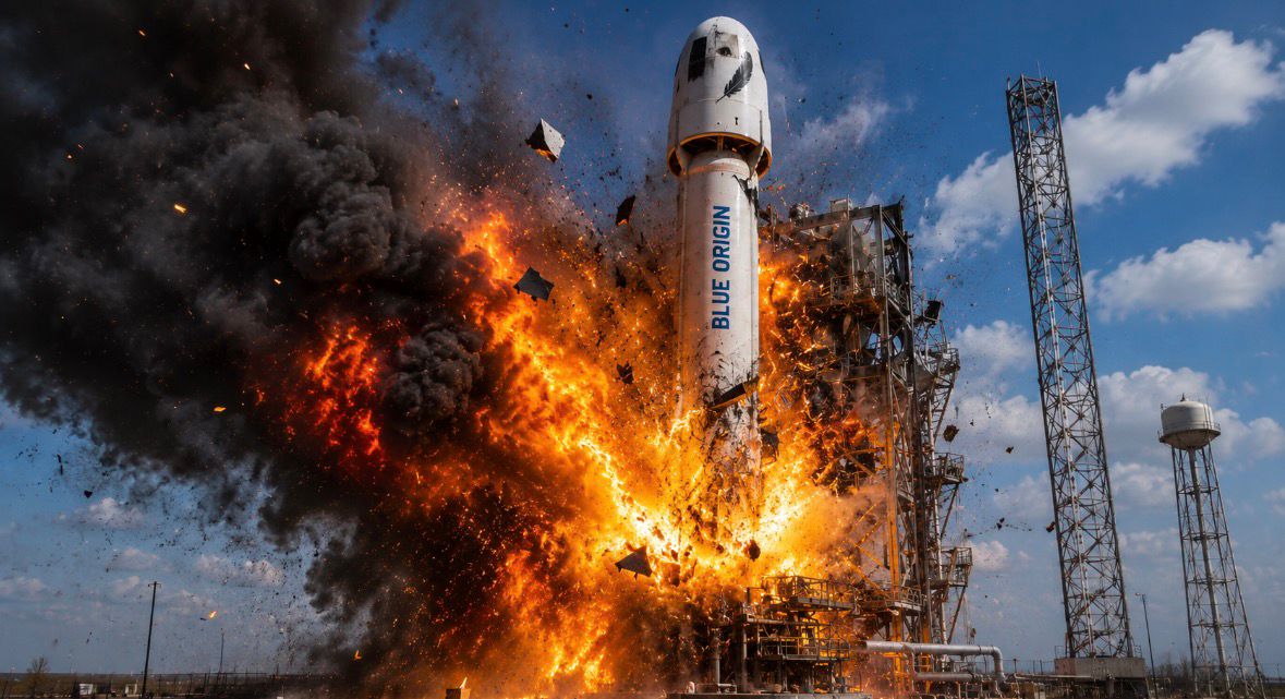 LA FUSÉE DE BEZOS EXPLOSE EN FLORIDE : UN COUP DE TONNERRE DANS LA COURSE À L'ESPACE