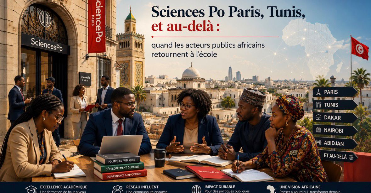 Sciences Po Paris, Tunis, et au-delà : quand les acteurs publics africains retournent à l’école