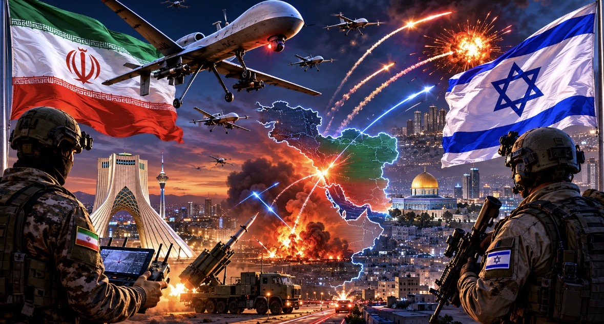 IRAN–ISRAËL : LES DRONES DE TÉHÉRAN FONT BASCULER LE MOYEN-ORIENT DANS UNE NOUVELLE ÈRE DE GUERRE
