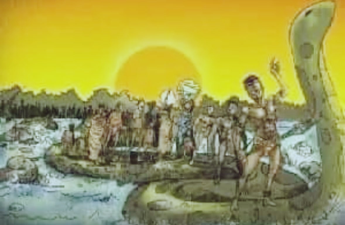 La légende de la traversée de la Sanaga par le peuple Béti sur le dos d'un serpent