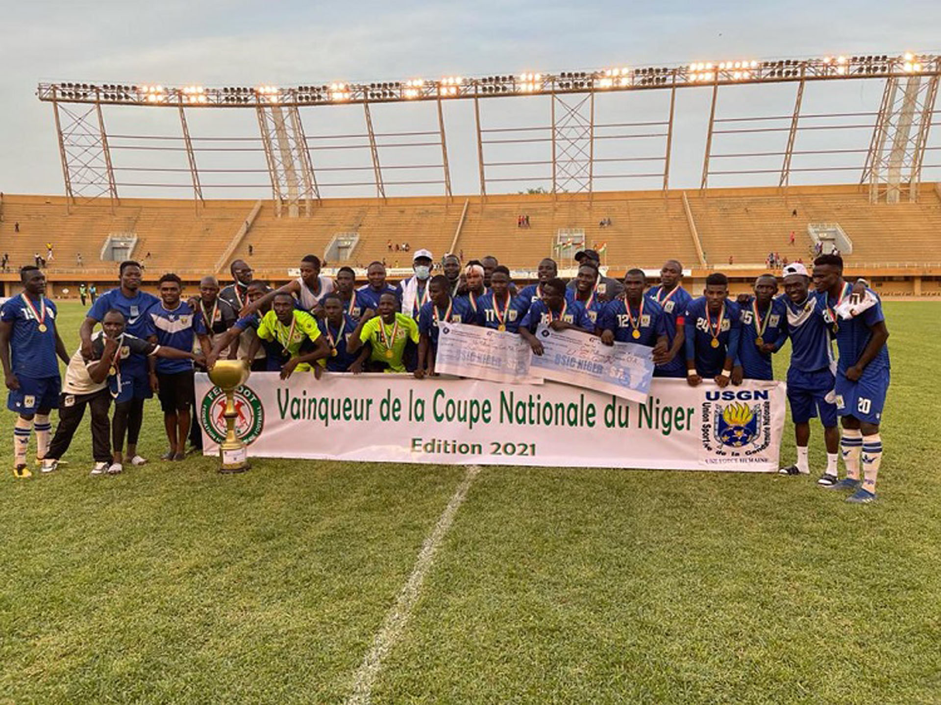 NIGER : L’Union Sportive de la Gendarmerie Nationale remporte la Coupe nationale de football du Niger